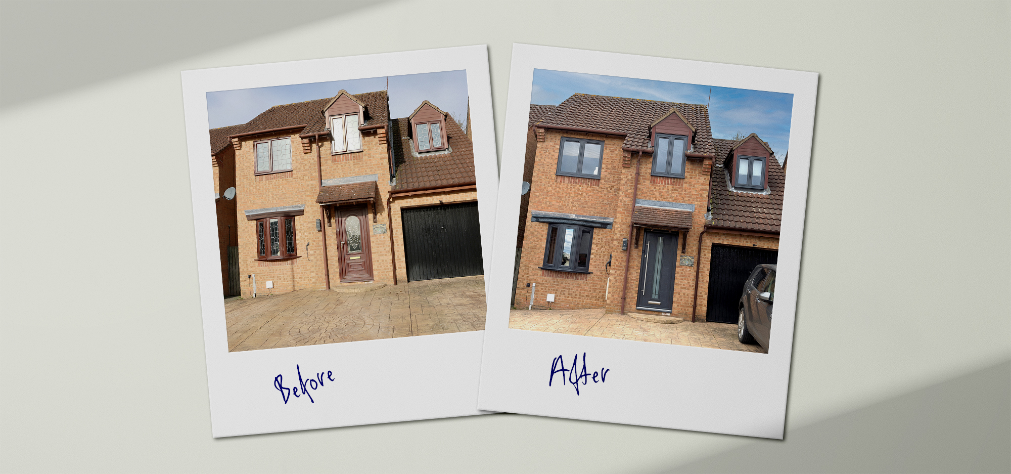 Composite Door Before and After