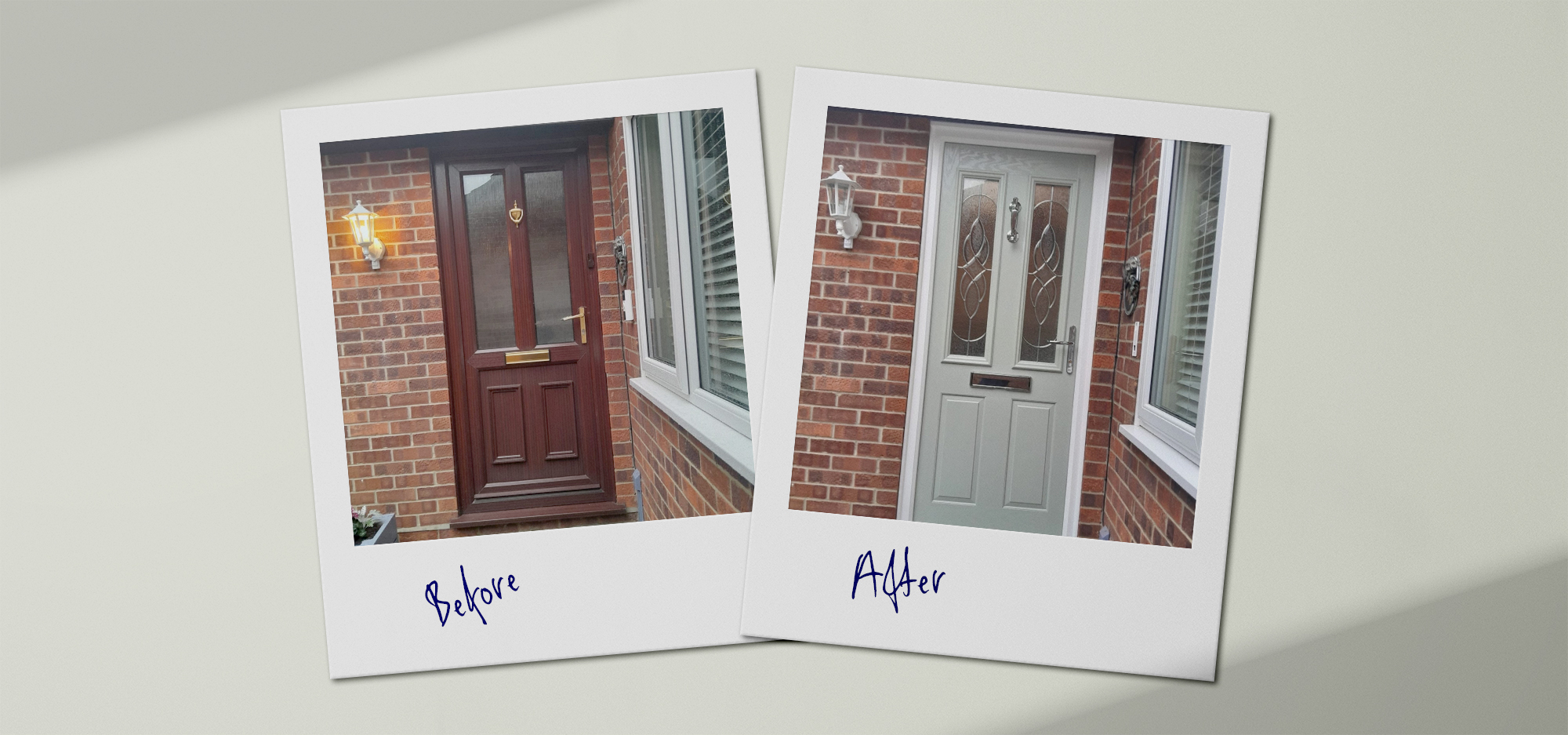 Composite Door Before and After